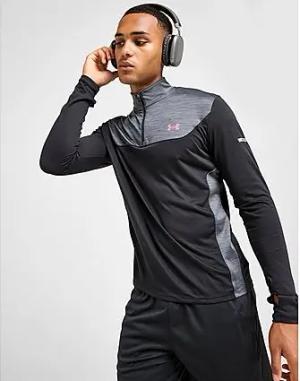 Under Armour Tech Utility 1/4 Zip Top - Herren, Schwarz