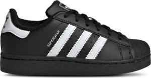 Adidas Superstar Kinder Sneaker - Schwarz - Größe 33.5 - Leder