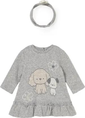 Mayoral Kleid für den Alltag 2809 Grau Regular Fit