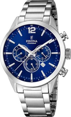 Festina F20343/7 Timeless Chronograph Herrenuhr 44mm 5ATM