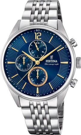 Festina F20285/3 Timeless Chronograph Herrenuhr 41mm 5ATM