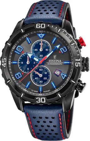 Festina F20519/3 Sport Chronograph Herrenuhr 45mm 10ATM
