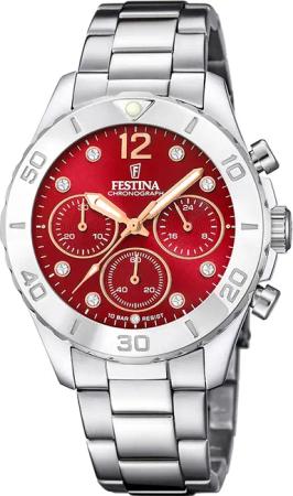 Festina F20603/2 Boyfriend Chronograph Damenuhr 39mm 10ATM