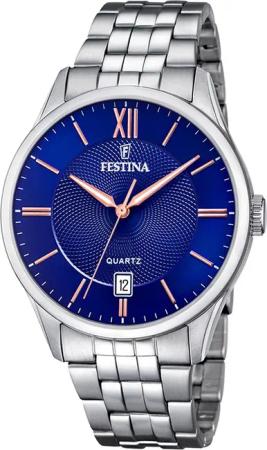 Festina F20425/5 Klassik Herrenuhr 43mm 5ATM