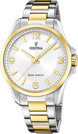 Festina F20657/1 Solar Energy Herrenuhr 42mm 5ATM