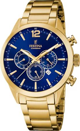 Festina F20633/2 Timeless Chronograph Herrenuhr 44mm 5ATM