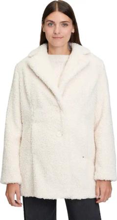 Betty&Co Outdoorjacke "Betty & Co Damen Plüschjacke mit Reverskragen"