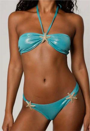 Moda Minx Bikini-Hose, (1 St., Panty), mit tollen Seestern-Elementen