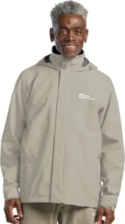 Jack Wolfskin Trailtime 2L Jacket Men Regenjacke Herren M beige Linen