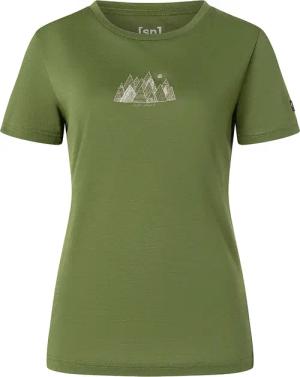 Super.Natural Damen Top Mountain Art T-Shirt
