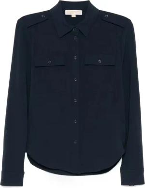 Michael Kors - Fitted Army Shirt - Größe L - blau
