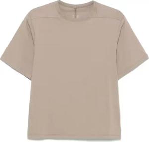 Rick Owens - Relaxed Fit Beige Short Sleeve T-Shirt - Größe 44 - beige