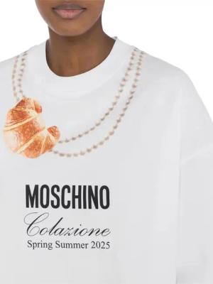 Moschino - Relaxed Oversized Dress - Größe 40 - weiß