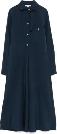 Vince - Easy Shirt Dress W/ D-Rings - Größe M - blau