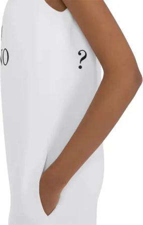 Moschino - Dress – Polyester Stretch Crepe - Größe 40 - weiß