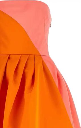 Carolina Herrera - 'Circle' Dress - Größe 4 - orange
