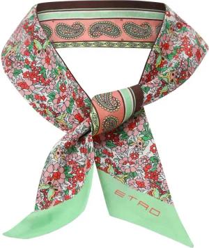 Etro Tücher & Schals - Seidentuch mit Paisley-Muster - Gr. unisize - in Bunt - für Damen