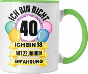 Trendation Tasse Trendation - 40. Geburtstag