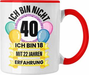 Trendation Tasse Trendation - 40. Geburtstag