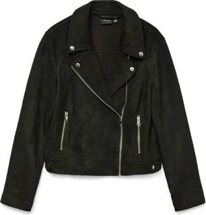Vero Moda Lederjacke Stylische Reißverschluss-Bikerjacke im