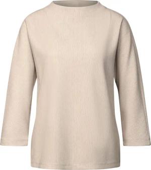 STREET ONE Kurzarmshirt Strukturshirt Two-Tone -