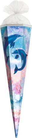 Roth Schultüte Roth Motiv-Schultüte Delfine, 50cm,