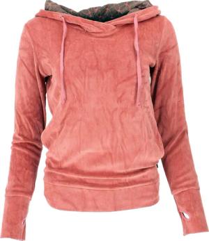 Guru-Shop Longsleeve Nicki-Kapuzenpullover, weicher Hoodie, Boho..