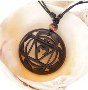 Guru-Shop Perlenkette Chakra Halskette, Boho Chakra
