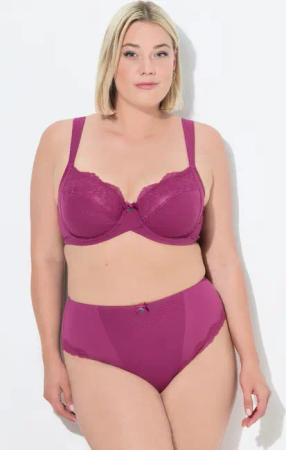 Ulla Popken Bügel-BH Bügel-BH Jacquard Spitze