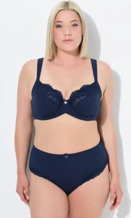 Ulla Popken Bügel-BH Bügel-BH Jacquard Spitze
