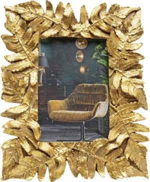 Kare Design Bilderrahmen Gold Leaves, für