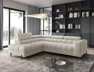 MOEBLO Ecksofa Ferrucio, modernes Schlafsofa mit