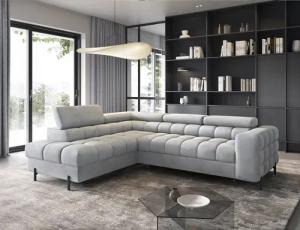 MOEBLO Ecksofa Ferrucio, modernes Schlafsofa mit