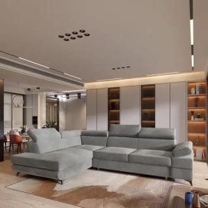 Masseno Ecksofa FAVIEN mit Schlaffunktion L-Form,