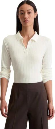 Marc OPolo Langarm-Poloshirt "aus Organic-Cotton-Modal-Mix"