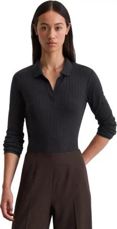 Marc OPolo Langarm-Poloshirt "aus Organic-Cotton-Modal-Mix"
