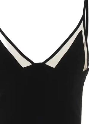 David Koma - 'Open Leg Cami' Dress - Größe 6 - schwarz
