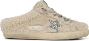 Golden Goose Low-Top Sneaker - Super-Star Sabot Shearling Sneakers - Gr. 38 (EU) - in Beige - für Damen