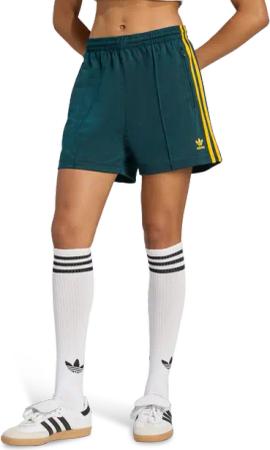Adidas Firebird Damen Kurze Hosen - Grün - Größe: 34 - Poly Mesh - Foot Locker