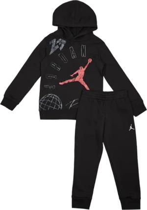 Jordan Elements Kinder Trainingsanzüge - Schwarz - Größe 98 - 104 CM - Baumwoll-Fleece