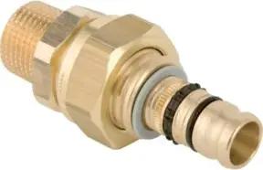Geberit bergangsverschraubung Mepla d= 50mmxR 1 1/2, mit AG, Rotguss