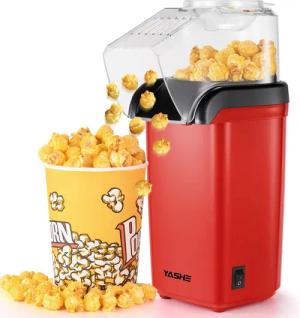 FOSMET Popcornmaschine Popcornmaschine 1200W Heißluft, fettfrei,