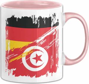 Trendation Tasse Türkei Deutschland Flagge Halb