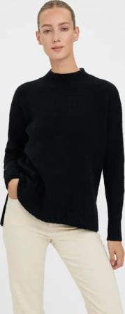 Vero Moda Stehkragenpullover VMLEFILE OVERSIZE BOXY