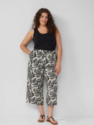 s.Oliver Stoffhose Culotte aus Viskosemix mit