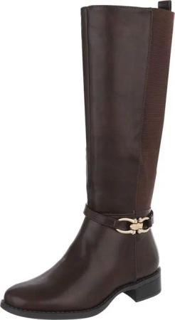 Ital-Design Klassische kniehohe Stiefel für Damen