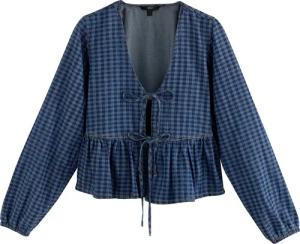 Next Langarmbluse Button-down-Bluse aus 100 % Baumwolle