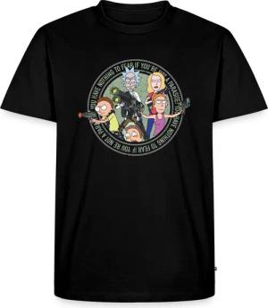 Spreadshirt T-Shirt Rick and Morty Freunde