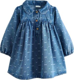 Next Hemdblusenkleid Langarmkleid mit Kragen (1-tlg)