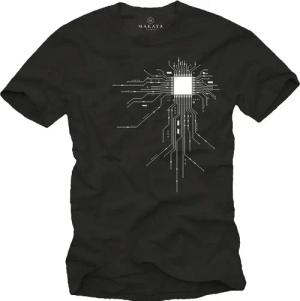 MAKAYA Print-Shirt Lustige Computer T-Shirts für